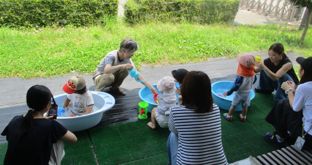 水遊び