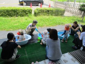 水遊び