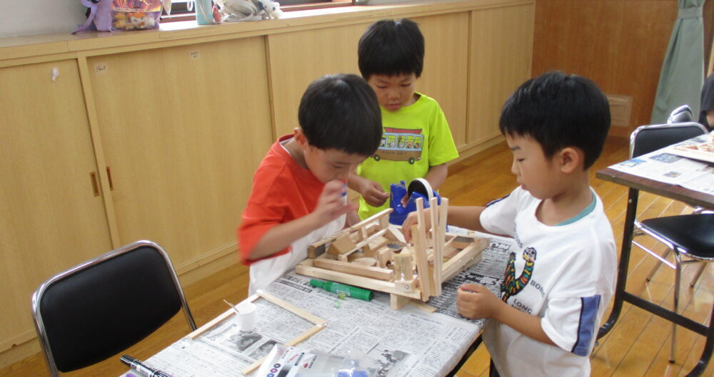木工教室、楽しかったね！