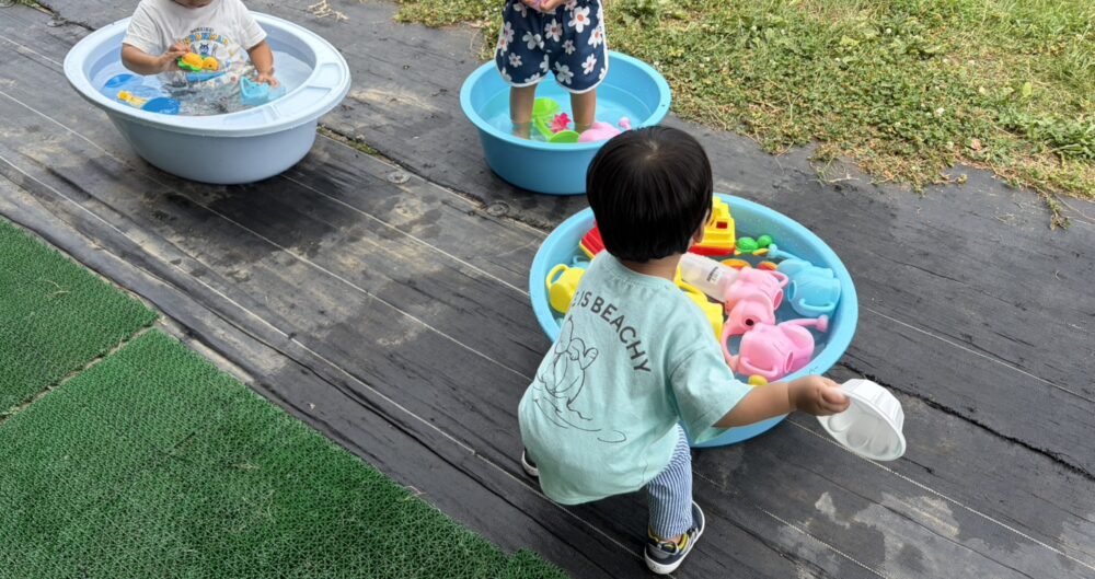 水遊び